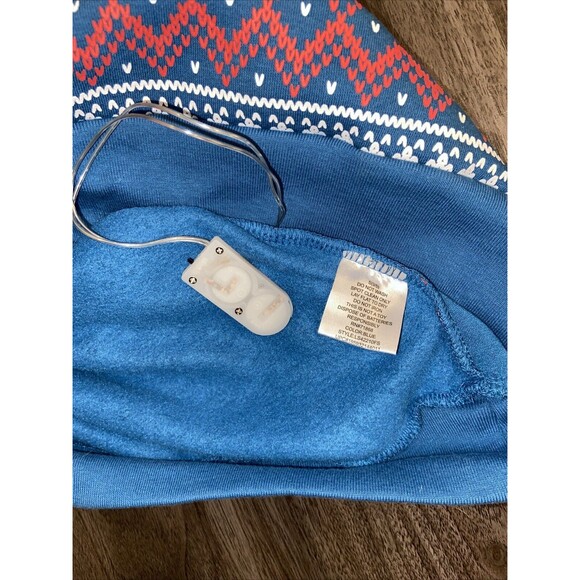 Disney Stitch Merry Stitchmas Ugly Christmas Sweater LIGHT UP Kids  Small (3/5) - Picture 12 of 12